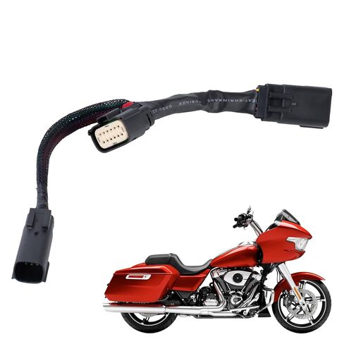 Disconnect The Travel Bag Harness 67801128 67801129 Replacement for 2023 2024 Harley Davidson Road Glider Street Glider/Saint 12 pin to 6-pin Travel Bag LED Light Harness Adapter in Saudi Arabia