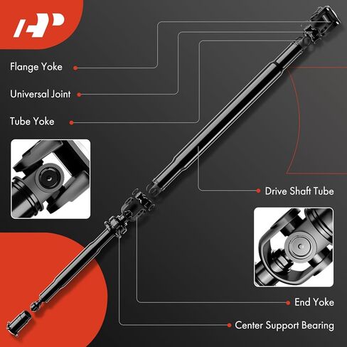 A-Premium Rear Drive Shaft Driveshaft Assembly Compatible with Toyota Tacoma 2016-2022 Extended Cab Pickup, Tacoma 2016-2022 Crew Cab Pickup, 3.5L, RWD, Replace# 3710004410, Complete Prop Shaft in Kuwait