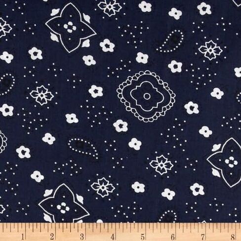 Bandana Prints Red, Fabric by the Yard in Saudi Arabia