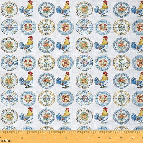 jejeloiu Highland Cow Fabric by The Yard Highland Cattle Upholstery Fabric Animal Soft Flannel Indoor Decor for DIY Sewing Craft Projects Western Decor 1 Yard in Kuwait