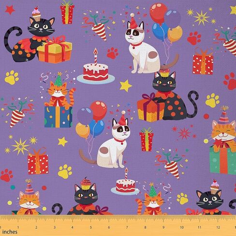 jejeloiu Highland Cow Fabric by The Yard Highland Cattle Upholstery Fabric Animal Soft Flannel Indoor Decor for DIY Sewing Craft Projects Western Decor 1 Yard in Kuwait