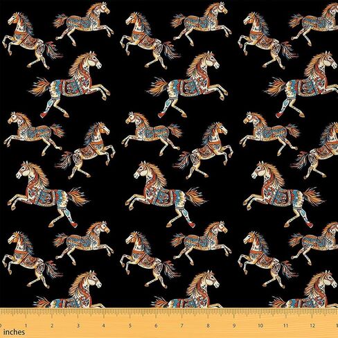 jejeloiu Highland Cow Fabric by The Yard Highland Cattle Upholstery Fabric Animal Soft Flannel Indoor Decor for DIY Sewing Craft Projects Western Decor 1 Yard in Kuwait