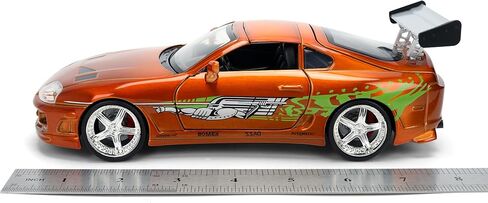 Diecast Model Car Compatible for Fast & Furious 25th Anniversary Edition 1:24 Brian's Toyota Supra in Brush Finish Color by Jada in Saudi Arabia