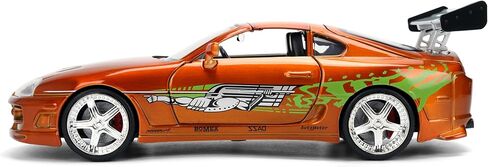 Diecast Model Car Compatible for Fast & Furious 25th Anniversary Edition 1:24 Brian's Toyota Supra in Brush Finish Color by Jada in Saudi Arabia