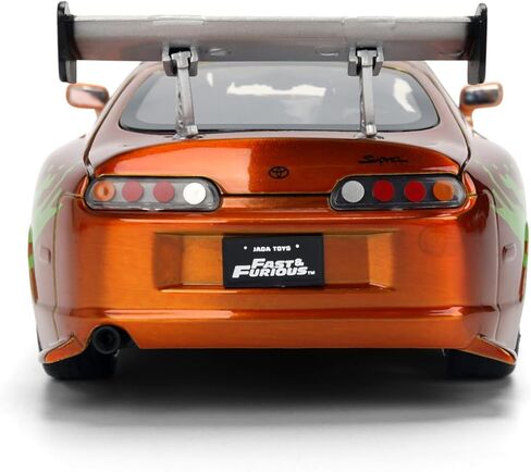 Diecast Model Car Compatible for Fast & Furious 25th Anniversary Edition 1:24 Brian's Toyota Supra in Brush Finish Color by Jada in Saudi Arabia