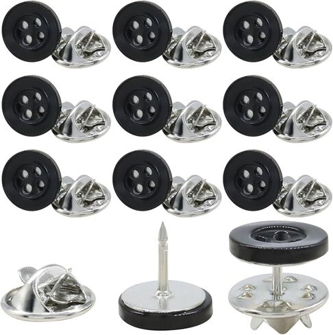 10 Set 11.5mm/0.45" with 4-Hole Resin Cover up Buttons No Sewing Shirt Buttons Detachable Reusable Multi-Purpose for Clothes (White) in Saudi Arabia