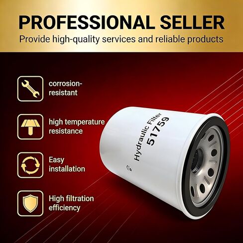 51759 BT287-10 P550388 Spin-On Hydraulic Filter element Fit for Excavator Lader filter in Saudi Arabia