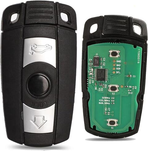 Car Key Fob Case for BMW 1 3 5 6 Series E60 E90 E91 E92 E70 E82 E88 E89 X5 X6 3 Buttons Remote Smart Key Shell Fob Cover in Saudi Arabia
