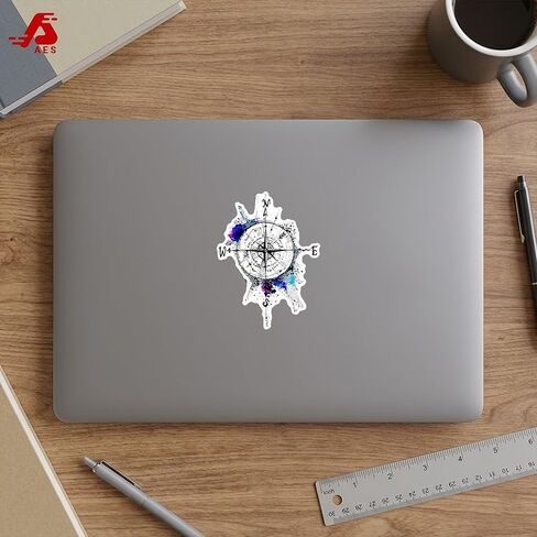 Not All Those Who Wander are Lost Waterproof Vinyl for Window, Car, Motorcycle, Truck, Laptop or Smooth Indoor & Outdoor Surfaces - Size: 3.8" in Saudi Arabia