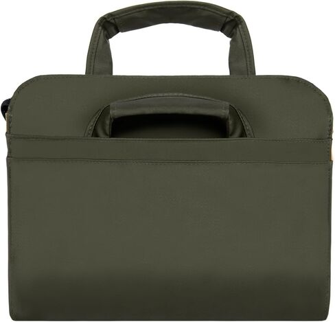 13 Inch Laptop Shoulder Bag Briefcase Handheld Messenger compatible with Inspiron 13 5300 Pavilion 13 Spectre x360 13 Yoga 7i 13 Chromebook Spin 514 iPad Pro 12.9 - Olive Green in Saudi Arabia
