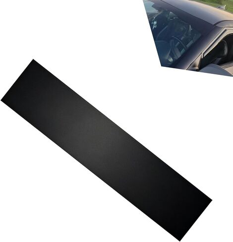 Car Windshield Banner Sticker, Waterproof Vinyl Windshield Tint Strip, Vehicle Exterior Windscreen Sun Visor Decoration Sticker, Universal for Car Truck, SUV, RV (Matte Black) in Saudi Arabia