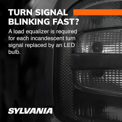 SYLVANIA - Load Equalizer - Interior Lights Load Equalizer for LED Light Bulbs, Corrects Hyper Flash & Bulb Out Warning (Pack of 2) - 10 Watt (at 12.8V) in Saudi Arabia