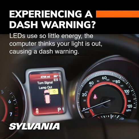 SYLVANIA - Load Equalizer - Interior Lights Load Equalizer for LED Light Bulbs, Corrects Hyper Flash & Bulb Out Warning (Pack of 2) - 10 Watt (at 12.8V) in Saudi Arabia