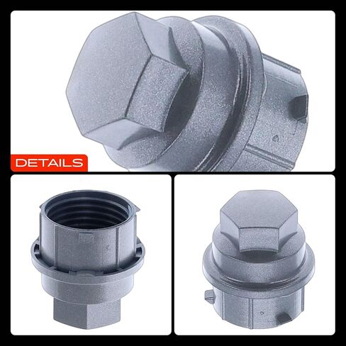 A-Premium 20-Pack 24mm Wheel Lug Nut Covers Compatible with Chevrolet Equinox, Malibu, Impala, Camaro, Corvette, Volt, HHR, Cobalt, Cavalier, Impala Limited, Lumina, Monte Carlo & Buick Lucerne in Kuwait