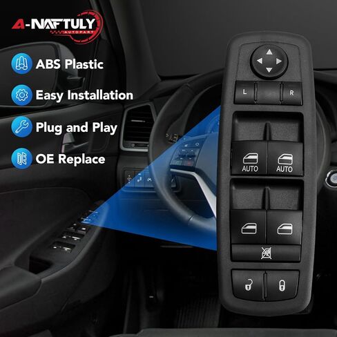 Master Power Window Switch Driver Side 11 Pins Compatible with 2011-2014 Dodge Durango Jeep Grand Cherokee, Front Left Window Control Switch 68086693AC 68086693AD 68086693AE in Kuwait