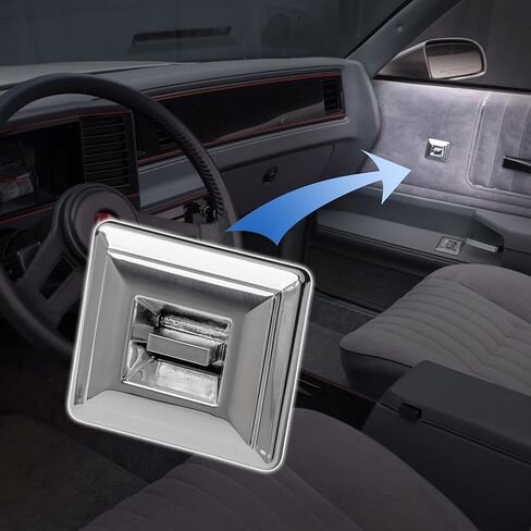 Obaee Driver & Passenger Side Window Switch with Bezels for 1986-1990 Chevrolet Chevy Blazer, 1982-1988 Chevy S10, 1982-1988 Chevy Monte Carlo, 1982-1987 Buick Regal, Replaces OEM 20061549 in Kuwait