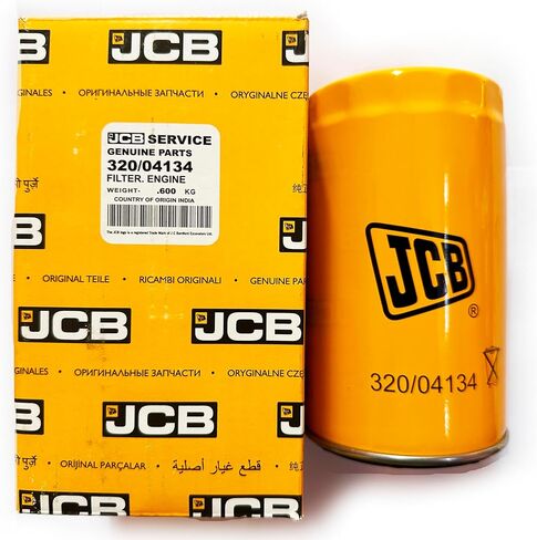 Genuine JCB Engine Oil Filter - Compatible with Various JCB Models (Part no. 320/04133, 320/04133A, 320/04134, 320/B4420) in Saudi Arabia