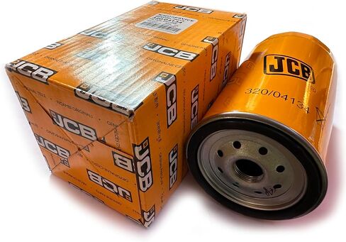 Genuine JCB Engine Oil Filter - Compatible with Various JCB Models (Part no. 320/04133, 320/04133A, 320/04134, 320/B4420) in Saudi Arabia