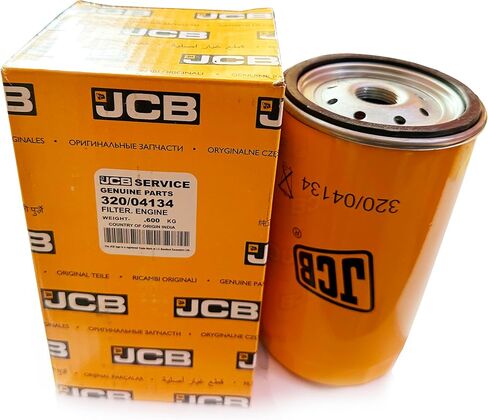 Genuine JCB Engine Oil Filter - Compatible with Various JCB Models (Part no. 320/04133, 320/04133A, 320/04134, 320/B4420) in Saudi Arabia