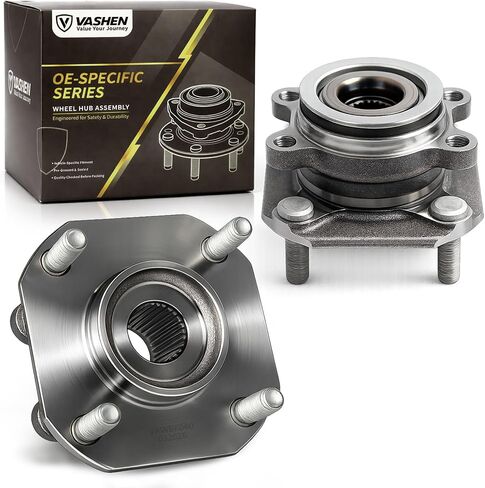 Pair 513297 Front Wheel Bearing Wheel Hub, Fit for Nissan Sentra 2007 2008 2009 2010 2011 2012 L4 2.0L, 4-Wheel ABS Model Only in Saudi Arabia