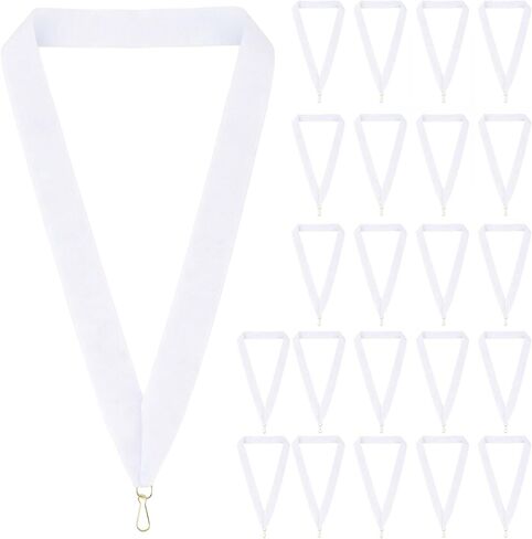 30 Pcs Award Neck Ribbons Black Medal Ribbons Neck Ribbons for Medals, Flat Award Medals Neck Lanyards with Snap Clips Medal Lanyard for Kids Adults Student Competitions Sports Meeting Achievement in Saudi Arabia