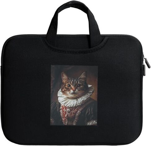 STNINE Laptop Sleeve Cat Kingdom Edition stylish cat print laptop bag with hidden handle slim protective case for MacBook Pro 16 MacBook Air 15 Dell XPS 15 in Kuwait