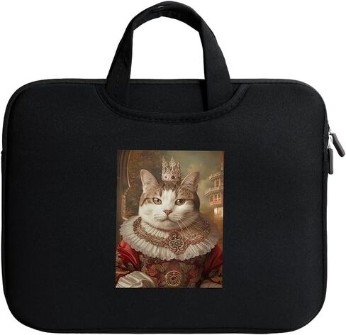 STNINE Laptop Sleeve Cat Kingdom Edition stylish cat print laptop bag with hidden handle slim protective case for MacBook Pro 16 MacBook Air 15 Dell XPS 15 in Kuwait