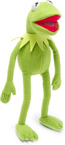 Disney Store Official Kermit Medium Soft Toy for Kids, Cuddly Character with Fuzzy Texture and Embroidered Details, Disney Plushy Suitable for All Ages. in Saudi Arabia