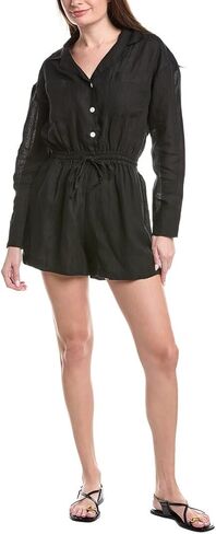 Vitamin A Women's Swimwear The Get Away Romper EcoLinen in Saudi Arabia