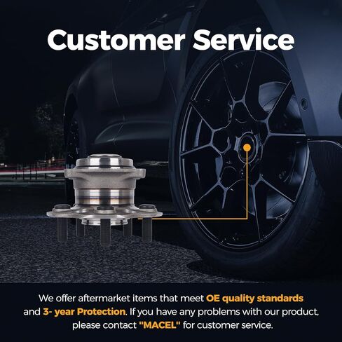 PAROD 512366 Rear Wheel Bearing Hub Assembly Fit for Honda Odyssey 2011-2017 w/ABS in Kuwait