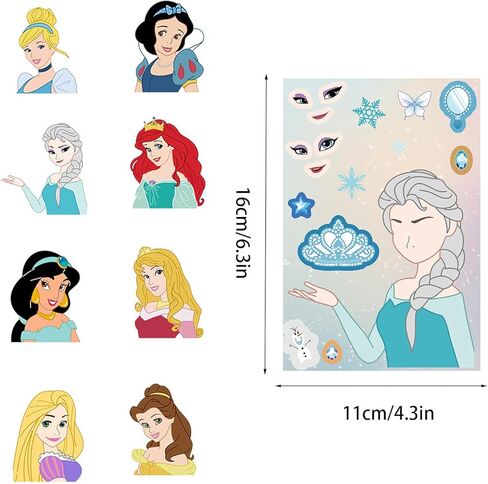24 Pcs Cute Cartoon DIY Stickers, Mixed & Matched with 8 Designed Characters Sticker for Party Decoration, Gift Idea, Reward, Decor in Kuwait