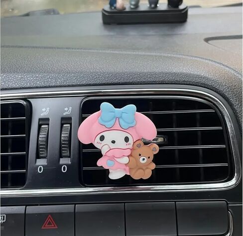 4 Pcs Cute Cartoon Car Air Vent Clip Decorations – Kawaii Car Air Fresheners, Interior Accessories for Women and Men – Cool Car Dashboard Decor, Personalized Gift in Saudi Arabia