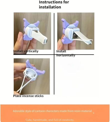 4 Pcs Cute Cartoon Car Air Vent Clip Decorations – Kawaii Car Air Fresheners, Interior Accessories for Women and Men – Cool Car Dashboard Decor, Personalized Gift in Saudi Arabia