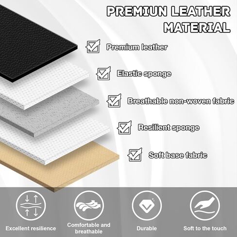 Car Seat Covers 7 Seats for KIA Sorento 2009-2026,Premium Nappa Leather Waterproof Durable Seat Covers,Compatible Airbag Easy Install Clean Full Sets(Standard,Black) in Kuwait
