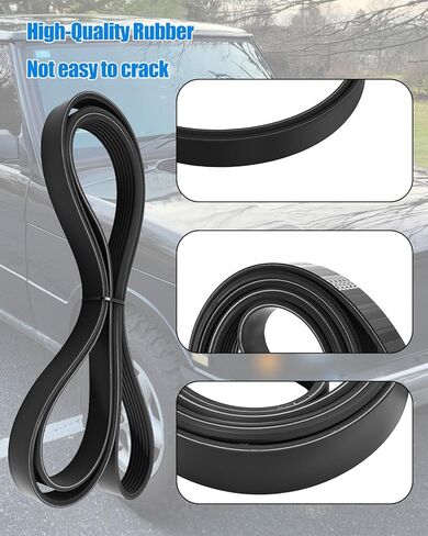 7PK2118 Engine Serpentine Drive Belt Fit for Toyota Tacoma 2005-2015 Tundra 2005-2010 4Runner 2004-2009 FJ Cruiser Land Rover Range Rover Audi A8 Quattro Replace K070834 07P145933E 9091602554 in Saudi Arabia