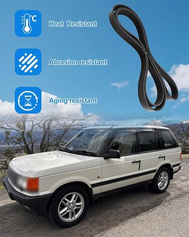 7PK2118 Engine Serpentine Drive Belt Fit for Toyota Tacoma 2005-2015 Tundra 2005-2010 4Runner 2004-2009 FJ Cruiser Land Rover Range Rover Audi A8 Quattro Replace K070834 07P145933E 9091602554 in Saudi Arabia