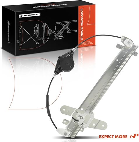 A-Premium Front Left Driver Side Electric Power Window Regulator Without Motor Compatible with Ford Crown Victoria 1992-2011 & Mercury Grand Marquis 1992-2011, Marauder 2003-2004 in Kuwait