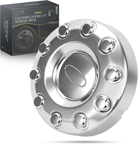 Front 10 Lug Wheel Center Cap Compatible with 2005-2016 Ford F-450 & F-550 Super Duty 2WD 19.5" Wheels，Wheel Cover Chrome Hubcap 5C3Z1130MA in Saudi Arabia