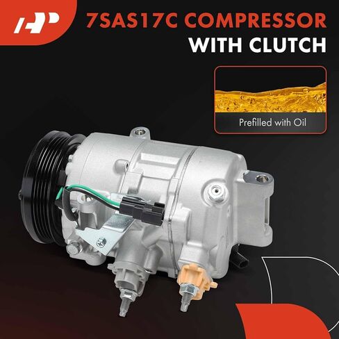 A-Premium Air Conditioner AC Compressor with Clutch Compatible with Ford Escape 2020-2022, Bronco Sport 2021-2023 & Lincoln Corsair 2020-2023, 2.0L 2.3L in Kuwait