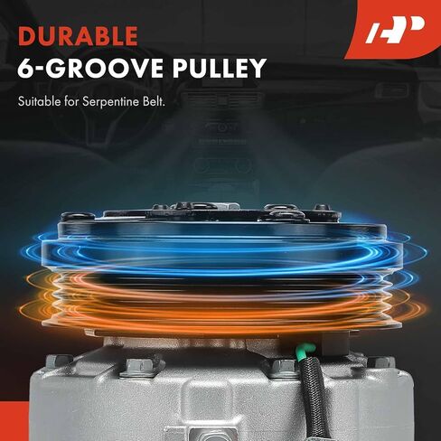 A-Premium Air Conditioner AC Compressor with Clutch Compatible with Ford Escape 2020-2022, Bronco Sport 2021-2023 & Lincoln Corsair 2020-2023, 2.0L 2.3L in Kuwait