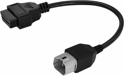 OBD 6Pin Motorrad Adapter Cable 6 Pin to 16Pin Motorbike obdii Motorcycle Diagnostic Cable connctor Compatible with Suzuki Motorcycle Moto in Saudi Arabia