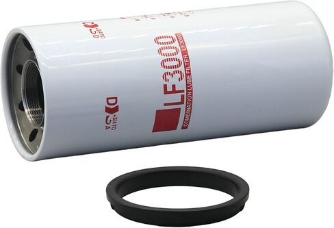 LF3000, Diesel Oil/Lube Filter, Spin-on, Compatible with Cummins Engines (Pack of 1) in Saudi Arabia