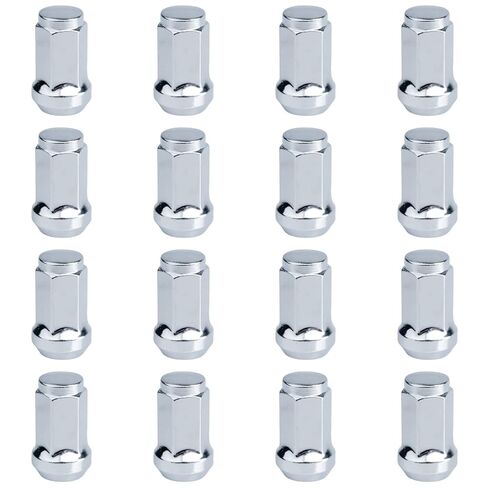 (16 Pack) Tusk Tapered Lug Nut 10mm x 1.25mm Thread Pitch w/14mm Head Chrome for Yamaha YFZ 450 2004-2009,2012-2013 in Kuwait