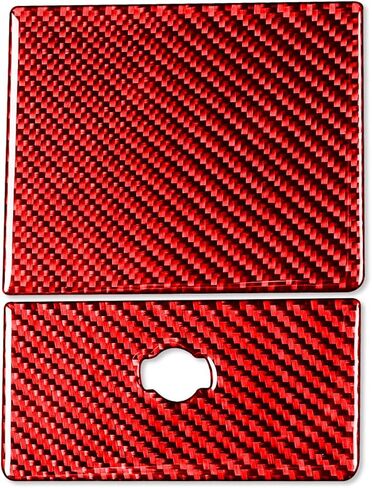 Real Carbon Fiber Headlight Switch Panel and Air Conditioner Outlet Vent Frame Trim Cover Sticker Compatible with Ram 1500 2500 3500 2013-2018Auto Interior Accessories Black 4pcs in Saudi Arabia