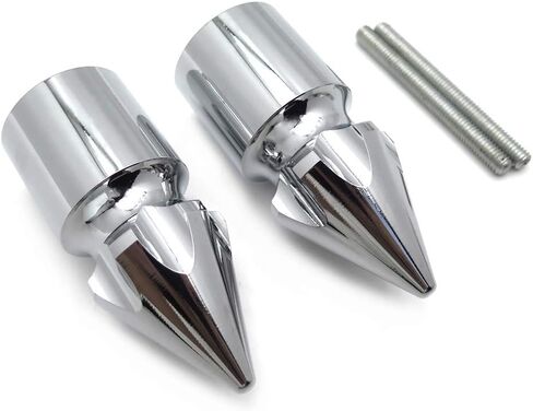 XKMT-Ultimate Chromed Spike Bar Ends Compatible With 1999-2014 Hayabusa Gsxr 1300 R [B00YWCH70I] in Kuwait