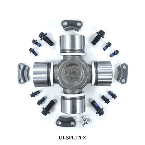 New Universal Joint Kit Replacement for SPL170 Series with Bearing Cap Diameter 2.165 inch x 6.456 inch Spring Tab SPRTAB Style Heavy Duty U-Joint (Reference: SPL170X, SPL1704X, US170X, HDSPL170X) in Saudi Arabia