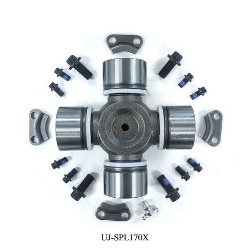 New Universal Joint Kit Replacement for SPL170 Series with Bearing Cap Diameter 2.165 inch x 6.456 inch Spring Tab SPRTAB Style Heavy Duty U-Joint (Reference: SPL170X, SPL1704X, US170X, HDSPL170X) in Saudi Arabia