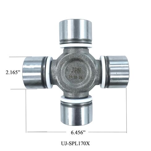 New Universal Joint Kit Replacement for SPL170 Series with Bearing Cap Diameter 2.165 inch x 6.456 inch Spring Tab SPRTAB Style Heavy Duty U-Joint (Reference: SPL170X, SPL1704X, US170X, HDSPL170X) in Saudi Arabia