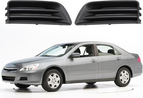 2x For 2006-2007 HONDA ACCORD Front Bumper Lower Fog Light Cover Cap Bezel Set in Kuwait
