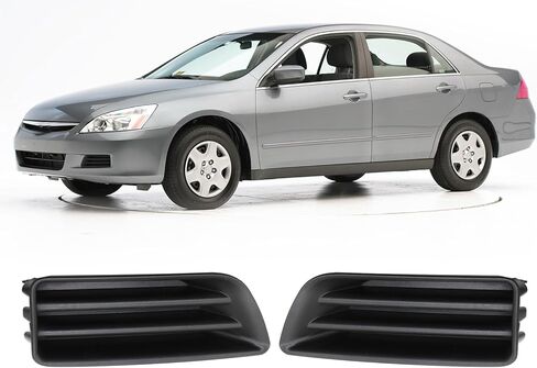2x For 2006-2007 HONDA ACCORD Front Bumper Lower Fog Light Cover Cap Bezel Set in Kuwait
